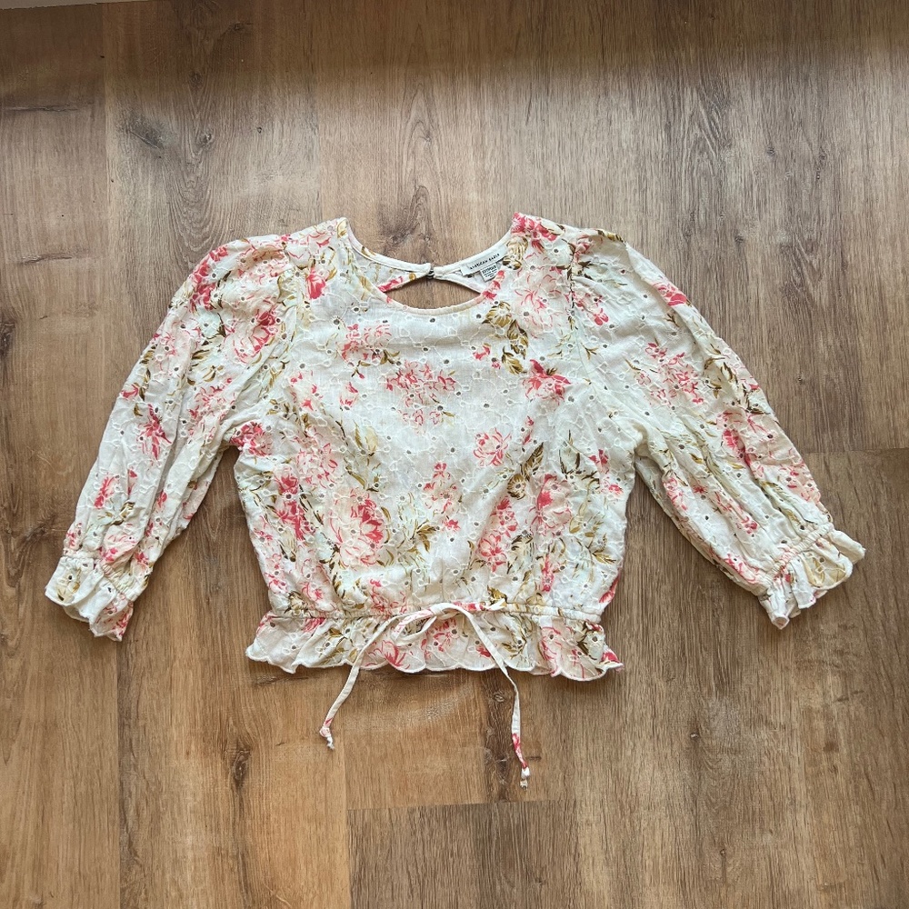 American Eagle Floral Blouse